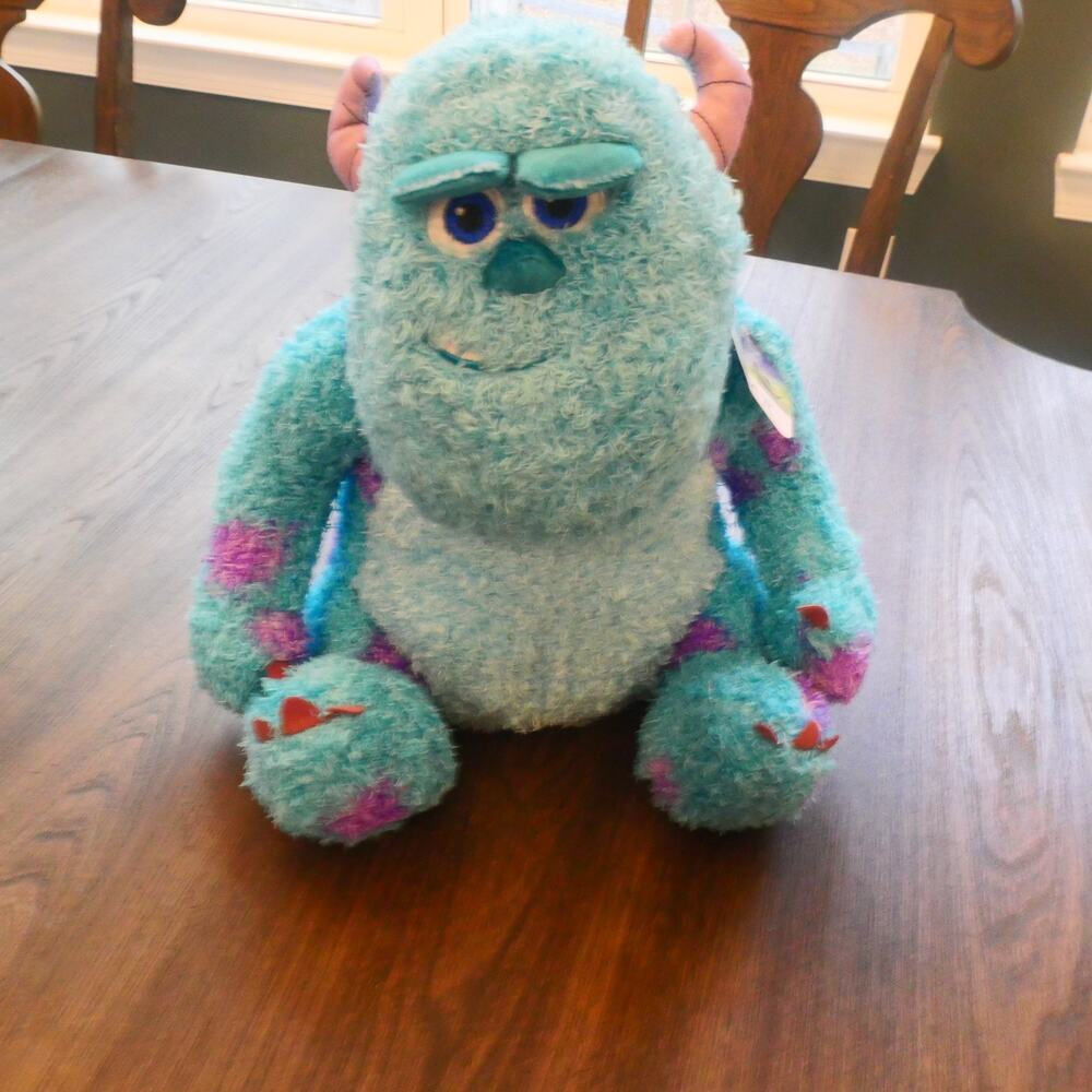 NEW Franco Monsters Inc. Sully Fuzzy Plush Pillow Buddy 2.5 LBS WEIGHTED 12.5" - Picture 2 of 9